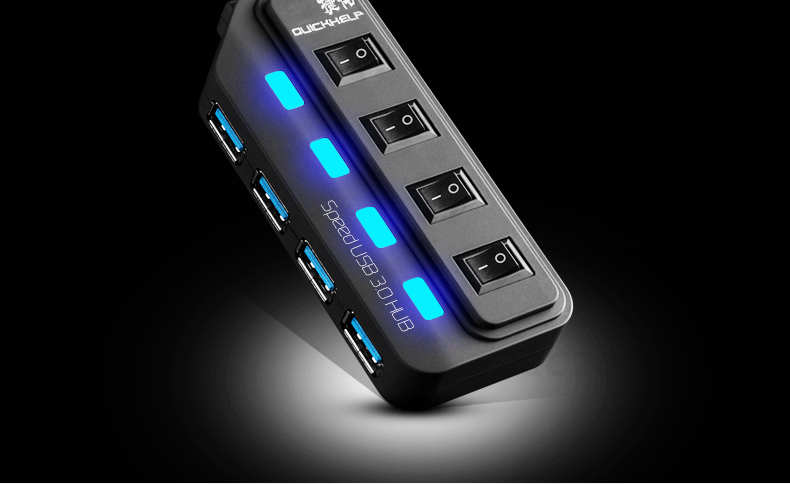 USB 3.0 HUB with switch